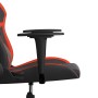 Sedia da Gaming Massaggiante Rosso e Nero in Similpelle