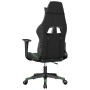 Sedia da Gaming Massaggiante Nero e Verde in Similpelle