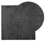 Tappeto Shaggy PAMPLONA Pelo Lungo Moderno Antracite 200x200cm