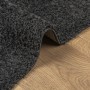 Tappeto Shaggy PAMPLONA Pelo Lungo Moderno Antracite 200x200cm