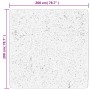 Tappeto Shaggy PAMPLONA Pelo Lungo Moderno Antracite 200x200cm