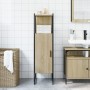 Mobile da Bagno Rovere Sonoma 33x33x120,5 cm Legno Multistrato