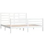 Giroletto Bianco in Legno Massello 180x200 cm Super King