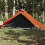 Tenda dCampeggio Tipi 1 Persona Grigio e Arancione Impermeabile
