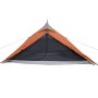 Tenda dCampeggio Tipi 1 Persona Grigio e Arancione Impermeabile