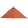 Tenda dCampeggio Tipi 1 Persona Grigio e Arancione Impermeabile
