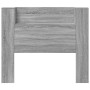 Testiera con Contenitore a LED Grigio Sonoma 120x16,5x103,5 cm