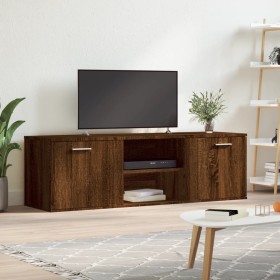 Mobile Porta TV Rovere Marrone 120x34x37 cm Legno Multistrato