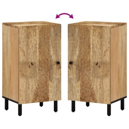 Credenza 40x33x75 cm in Legno Massello di Mango