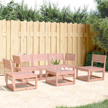 Set Divani da Giardino 5 pz in Legno Massello di Douglas