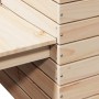 Panchina con Fioriera 167,5x60x65 cm in Legno Massello di Pino