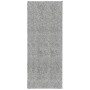 Tappeto Shaggy PAMPLONA a Pelo Lungo Moderno Grigio 80x200 cm