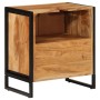 Mobile da Bagno 55x35x60 cm in Legno Massello di Acacia e Ferro