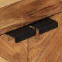 Mobile da Bagno 55x35x60 cm in Legno Massello di Acacia e Ferro