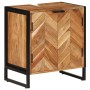 Mobile da Bagno 55x35x60 cm in Legno Massello di Acacia e Ferro