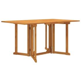 Tavolo Giardino Pieghevole a Farfalla 150x90x75cm Massello Teak