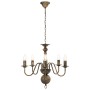 Candelabro Stile Anticato Nero 5 Lampadine E14