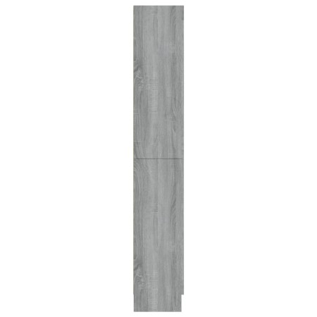 Mobile Vetrina Grigio Sonoma 82,5x30,5x185,5 Legno Multistrato