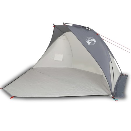 Tenda da Spiaggia Grigia 268x223x125 cm in Poliestere 185T