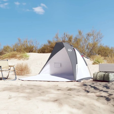 Tenda da Spiaggia Grigia 268x223x125 cm in Poliestere 185T