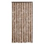 Tenda Antimosche Beige e Marrone Chiaro 100x200 cm in Ciniglia