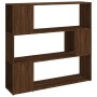 Libreria/Divisorio Rovere Marrone 100x24x94 cm