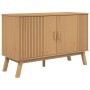 Credenza OLDEN Marrone 114x43x73,5 cm in Legno Massello di Pino