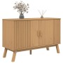 Credenza OLDEN Marrone 114x43x73,5 cm in Legno Massello di Pino