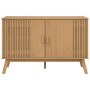 Credenza OLDEN Marrone 114x43x73,5 cm in Legno Massello di Pino