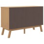 Credenza OLDEN Marrone 114x43x73,5 cm in Legno Massello di Pino