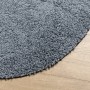 Tappeto Shaggy PAMPLONA a Pelo Lungo Moderno Blu Ø 160 cm