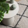 Tappeto Shaggy PAMPLONA Pelo Lungo Beige e Antracite 120x170 cm