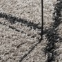Tappeto Shaggy PAMPLONA Pelo Lungo Beige e Antracite 120x170 cm