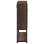 Mobile Bagno Specchio Rovere Marrone 60x16x60 Legno Multistrato