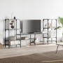 Mobile Porta TV Grigio Sonoma 206,5x28,5x95cm Legno Multistrato