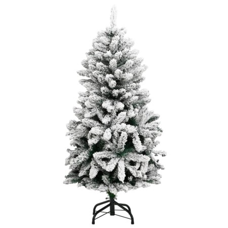 Albero Natale Incernierato con 150 LED e Palline 120 cm