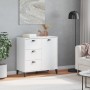 Credenza VIKEN Bianca 80x40x80 cm in Legno Multistrato