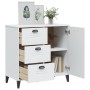 Credenza VIKEN Bianca 80x40x80 cm in Legno Multistrato