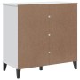 Credenza VIKEN Bianca 80x40x80 cm in Legno Multistrato