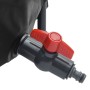 Serbatoio Acqua con Rubinetto Pieghevole 1000 L in PVC