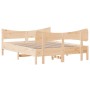 Giroletto con Testiera 140x190 cm in Legno Massello di Pino