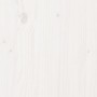 Giroletto con Testiera Bianco 120x200 cm Legno Massello di Pino