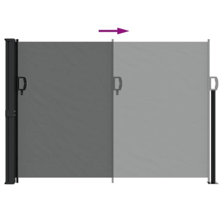 Tenda da Sole Laterale Retrattile Antracite 140x600 cm