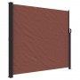 Tenda da Sole Laterale Retrattile Marrone 180x600 cm