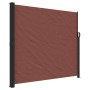 Tenda da Sole Laterale Retrattile Marrone 180x500 cm