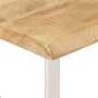 Tavolo Consolle Bordi Vivi 105x33x76 cm Legno Massello di Mango