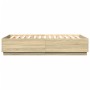 Giroletto Luci LED Rovere Sonoma 120x200 cm Legno Multistrato