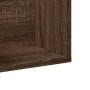 Armadietto a Muro Rovere Marrone 75x18x16,5cm Legno Multistrato