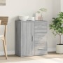 Credenza Grigio Sonoma 60x31x70cm in Legno Multistrato