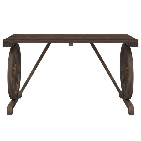 Tavolo da Giardino 115x55x65 cm in Legno Massello di Abete